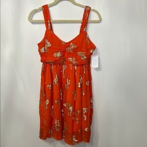 Ciebon Dresses Ciebon Jodie Metallic Babydoll Cocktail Dress New with Tag
